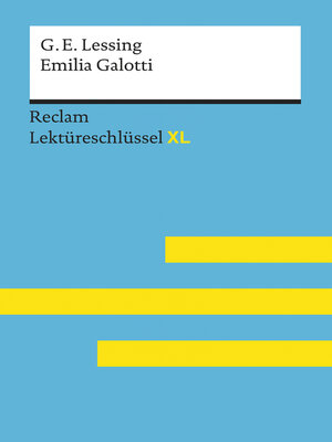cover image of Emilia Galotti von Gotthold Ephraim Lessing